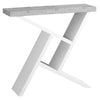 Monarch Specialties I 2405 Accent Table, Console, Entryway, Narrow, Sofa, Living Room, Bedroom, Laminate, Grey, White, Contemporary, Modern - 83-2405 - Mounts For Less