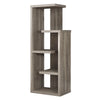 Monarch Specialties I 2467 Bookshelf, Bookcase, Etagere, 4 Tier, 48"h, Office, Bedroom, Laminate, Brown, Contemporary, Modern - 83-2467 - Mounts For Less