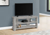 Monarch Specialties I 2501 Tv Stand, 42 Inch, Console, Media Entertainment Center, Storage Shelves, Living Room, Bedroom, Laminate, Grey, Contemporary, Modern - 83-2501 - Mounts For Less