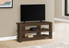 Monarch Specialties I 2505 Tv Stand, 42 Inch, Console, Media Entertainment Center, Storage Shelves, Living Room, Bedroom, Laminate, Walnut, Contemporary, Modern - 83-2505 - Mounts For Less