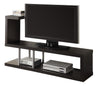 Monarch Specialties I 2550 Tv Stand, 60 Inch, Console, Media Entertainment Center, Storage Shelves, Living Room, Bedroom, Laminate, Brown, Contemporary, Modern - 83-2550 - Mounts For Less