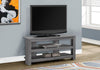 Monarch Specialties I 2566 Tv Stand, 42 Inch, Console, Media Entertainment Center, Storage Shelves, Living Room, Bedroom, Laminate, Grey, Contemporary, Modern - 83-2566 - Mounts For Less