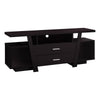 Monarch Specialties I 2720 Tv Stand, 60 Inch, Console, Media Entertainment Center, Storage Drawers, Living Room, Bedroom, Laminate, Brown, Contemporary, Modern - 83-2720 - Mounts For Less