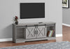 Monarch Specialties I 2747 Tv Stand, 60 Inch, Console, Media Entertainment Center, Storage Cabinet, Living Room, Bedroom, Laminate, Grey, Transitional - 83-2747 - Mounts For Less