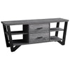 Monarch Specialties I 2762 Tv Stand, 60 Inch, Console, Media Entertainment Center, Storage Cabinet, Living Room, Bedroom, Laminate, Grey, Black, Contemporary, Modern - 83-2762 - Mounts For Less