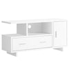 Monarch Specialties I 2800 Tv Stand, 48 Inch, Console, Media Entertainment Center, Storage Cabinet, Drawers, Living Room, Bedroom, Laminate, White, Contemporary, Modern - 83-2800 - Mounts For Less