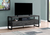 Monarch Specialties I 2823 Tv Stand, 60 Inch, Console, Media Entertainment Center, Storage Drawers, Living Room, Bedroom, Metal, Laminate, Black, Contemporary, Modern - 83-2823 - Mounts For Less