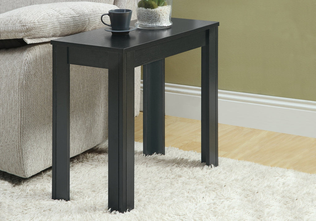 Monarch Specialties I 3110 Accent Table, Side, End, Nightstand, Lamp, Living Room, Bedroom, Laminate, Black, Transitional - 83-3110 - Mounts For Less