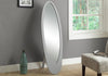 Monarch Specialties I 3359 Mirror, Full Length, Standing, Floor, 60" Oval, Dressing, Bedroom, Wood, Grey, Contemporary, Modern - 83-3359 - Mounts For Less