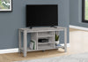 Monarch Specialties I 3564 Tv Stand, 48 Inch, Console, Media Entertainment Center, Storage Shelves, Living Room, Bedroom, Laminate, Grey, Contemporary, Modern - 83-3564 - Mounts For Less