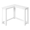 Monarch Specialties I 3656 Accent Table, Console, Entryway, Narrow, Corner, Living Room, Bedroom, Laminate, White, Contemporary, Modern - 83-3656 - Mounts For Less