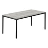 Monarch Specialties I 3796 Coffee Table, Accent, Cocktail, Rectangular, Living Room, 40"l, Metal, Laminate, Grey, Black, Contemporary, Modern - 83-3796 - Mounts For Less