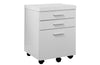 Monarch Specialties I 7048 File Cabinet, Rolling Mobile, Storage Drawers, Printer Stand, Office, Work, Laminate, White, Contemporary, Modern - 83-7048 - Mounts For Less