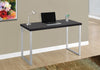 Monarch Specialties I 7153 Computer Desk, Home Office, Laptop, 48"l, Work, Metal, Laminate, Brown, Grey, Contemporary, Modern - 83-7153 - Mounts For Less