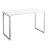 Monarch Specialties I 7154 Computer Desk, Home Office, Laptop, 48"l, Work, Metal, Laminate, White, Grey, Contemporary, Modern - 83-7154 - Mounts For Less