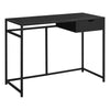 Monarch Specialties I 7220 Computer Desk, Home Office, Laptop, Storage Drawer, 42"l, Work, Metal, Laminate, Black, Contemporary, Modern - 83-7220 - Mounts For Less