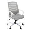 Monarch Specialties I 7225 Office Chair, Adjustable Height, Swivel, Ergonomic, Armrests, Computer Desk, Work, Metal, Mesh, White, Chrome, Contemporary, Modern - 83-7225 - Mounts For Less