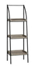 Monarch Specialties I 7228 Bookshelf, Bookcase, Etagere, Corner, 3 Tier, 48"h, Office, Bedroom, Metal, Laminate, Brown, Black, Contemporary, Modern - 83-7228 - Mounts For Less