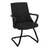 Monarch Specialties I 7264 Office Chair, Guest, Metal, Armrests, Computer Desk, Work, Metal, Mesh, Black, Contemporary, Modern - 83-7264 - Mounts For Less