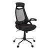 Monarch Specialties I 7268 Office Chair, Adjustable Height, Swivel, Ergonomic, Armrests, Computer Desk, Work, Metal, Mesh, Black, Chrome, Contemporary, Modern - - Mounts For Less