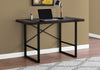 Monarch Specialties I 7311 Computer Desk, Home Office, Laptop, 48"l, Work, Metal, Laminate, Brown, Black, Contemporary, Modern - 83-7311 - Mounts For Less