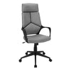 Monarch Specialties I 7320 Office Chair, Adjustable Height, Swivel, Ergonomic, Armrests, Computer Desk, Work, Metal, Fabric, Black, Grey, Contemporary, Modern - 83-7320 - Mounts For Less