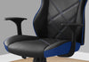 Monarch Specialties I 7328 Office Chair, Gaming, Adjustable Height, Swivel, Ergonomic, Armrests, Computer Desk, Work, Pu Leather Look, Metal, Blue, Black, Contemporary, Modern - 83-7328 - Mounts For Less