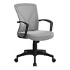 Monarch Specialties I 7340 Office Chair, Adjustable Height, Swivel, Ergonomic, Armrests, Computer Desk, Work, Metal, Fabric, Grey, Black, Contemporary, Modern - 83-7340 - Mounts For Less