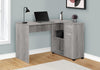 Monarch Specialties I 7346 Computer Desk, Home Office, Corner, Storage Drawers, 46"l, L Shape, Work, Laptop, Laminate, Grey, Contemporary, Modern - 83-7346 - Mounts For Less