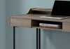 Monarch Specialties I 7360 Computer Desk, Home Office, Laptop, Storage Drawers, 48"l, Work, Metal, Laminate, Brown, Black, Contemporary, Modern - - Mounts For Less