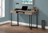 Monarch Specialties I 7360 Computer Desk, Home Office, Laptop, Storage Drawers, 48"l, Work, Metal, Laminate, Brown, Black, Contemporary, Modern - - Mounts For Less