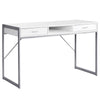 Monarch Specialties I 7364 Computer Desk, Home Office, Laptop, Storage Drawers, 48"l, Work, Metal, Laminate, White, Grey, Contemporary, Modern - 83-7364 - Mounts For Less