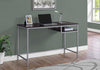 Monarch Specialties I 7369 Computer Desk, Home Office, Laptop, 48"l, Work, Metal, Laminate, Brown, Grey, Contemporary, Modern - 83-7369 - Mounts For Less