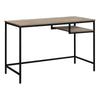 Monarch Specialties I 7370 Computer Desk, Home Office, Laptop, 48"l, Work, Metal, Laminate, Brown, Black, Contemporary, Modern - 83-7370 - Mounts For Less