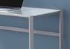Monarch Specialties I 7380 Computer Desk, Home Office, Laptop, 48"l, Work, Metal, Tempered Glass, Grey, Contemporary, Modern - 83-7380 - Mounts For Less