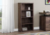 Monarch Specialties I 7404 Bookshelf, Bookcase, Etagere, 5 Tier, 48"h, Office, Bedroom, Laminate, Brown, Contemporary, Modern - 83-7404 - Mounts For Less