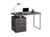 Monarch Specialties I 7426 Computer Desk, Home Office, Laptop, Left, Right Set-up, Storage Drawers, 48"l, Work, Metal, Laminate, Grey, Contemporary, Modern - 83-7426 - Mounts For Less