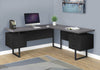 Monarch Specialties I 7432 Computer Desk, Home Office, Corner, Left, Right Set-up, Storage Drawers, 70"l, L Shape, Work, Laptop, Metal, Laminate, Black, Grey, Contemporary, Modern - 83-7432 - Mounts For Less