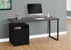 Monarch Specialties I 7436 Computer Desk, Home Office, Laptop, Left, Right Set-up, Storage Drawers, 60"l, Work, Metal, Laminate, Black, Grey, Contemporary, Modern - 83-7436 - Mounts For Less
