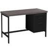 Monarch Specialties I 7437 Computer Desk, Home Office, Laptop, Left, Right Set-up, Storage Drawers, 48"l, Work, Metal, Laminate, Black, Grey, Contemporary, Modern - 83-7437 - Mounts For Less