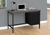 Monarch Specialties I 7437 Computer Desk, Home Office, Laptop, Left, Right Set-up, Storage Drawers, 48"l, Work, Metal, Laminate, Black, Grey, Contemporary, Modern - 83-7437 - Mounts For Less
