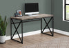 Monarch Specialties I 7452 Computer Desk, Home Office, Laptop, Work, Metal, Laminate, Beige, Black, Contemporary, Modern - - Mounts For Less