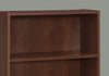 Monarch Specialties I 7475 Bookshelf, Bookcase, 4 Tier, 36"h, Office, Bedroom, Laminate, Brown, Transitional - 83-7475 - Mounts For Less