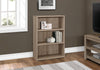 Monarch Specialties I 7477 Bookshelf, Bookcase, 4 Tier, 36"h, Office, Bedroom, Laminate, Brown, Transitional - 83-7477 - Mounts For Less