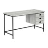 Monarch Specialties I 7486 Computer Desk, Home Office, Laptop, Storage Drawers, 55"l, Work, Metal, Laminate, Grey, Black, Contemporary, Modern - 83-7486 - Mounts For Less