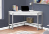 Monarch Specialties I 7500 Computer Desk, Home Office, Corner, Storage Drawers, 42"l, Work, Laptop, Metal, Laminate, White, Grey, Contemporary, Modern - 83-7500 - Mounts For Less