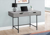 Monarch Specialties I 7553 Computer Desk, Home Office, Laptop, Storage Drawers, 48"l, Work, Metal, Laminate, Grey, Black, Contemporary, Modern - 83-7553 - Mounts For Less