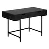 Monarch Specialties I 7556 Computer Desk, Home Office, Laptop, Storage Drawers, 48"l, Work, Metal, Laminate, Black, Contemporary, Modern - 83-7556 - Mounts For Less