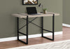Monarch Specialties I 7659 Computer Desk, Home Office, Laptop, 48"l, Work, Metal, Laminate, Beige, Black, Contemporary, Modern - 83-7659 - Mounts For Less