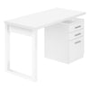 Monarch Specialties I 7690 Computer Desk, Home Office, Laptop, Left, Right Set-up, Storage Drawers, 48"l, Work, Laminate, White, Contemporary, Modern - 83-7690 - Mounts For Less
